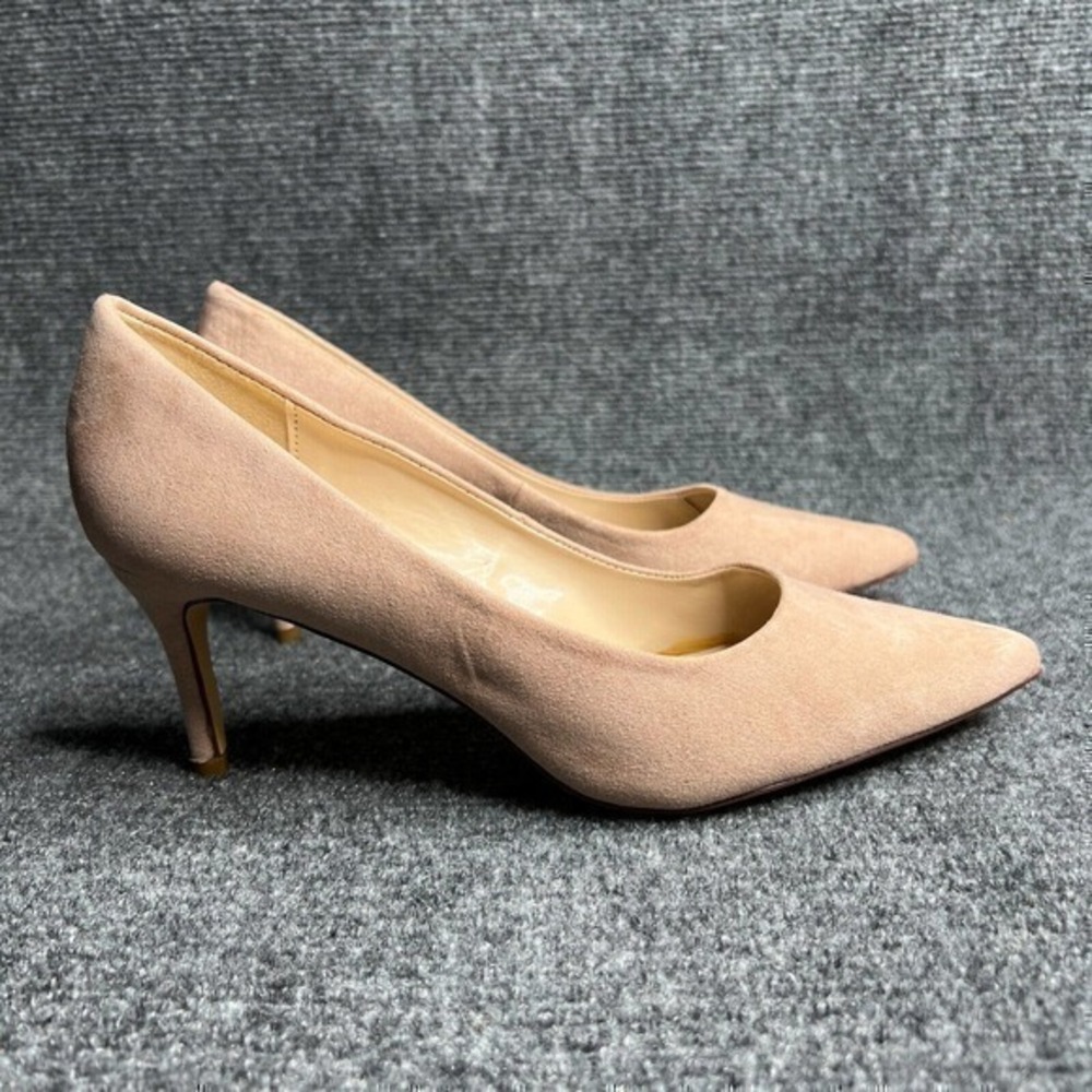 Lulus Heel Pumps Womens 7.5 Blush Pink Pointed Toe Stiletto Dress Shoes Vegan